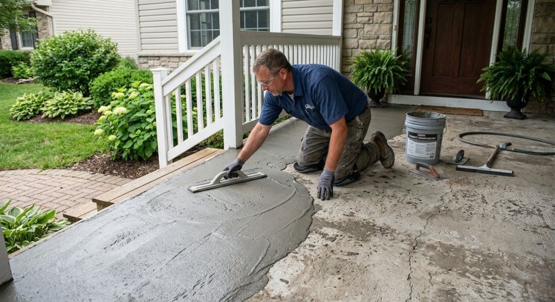 Concrete Pool Deck Resurfacing in Des Moines, IA